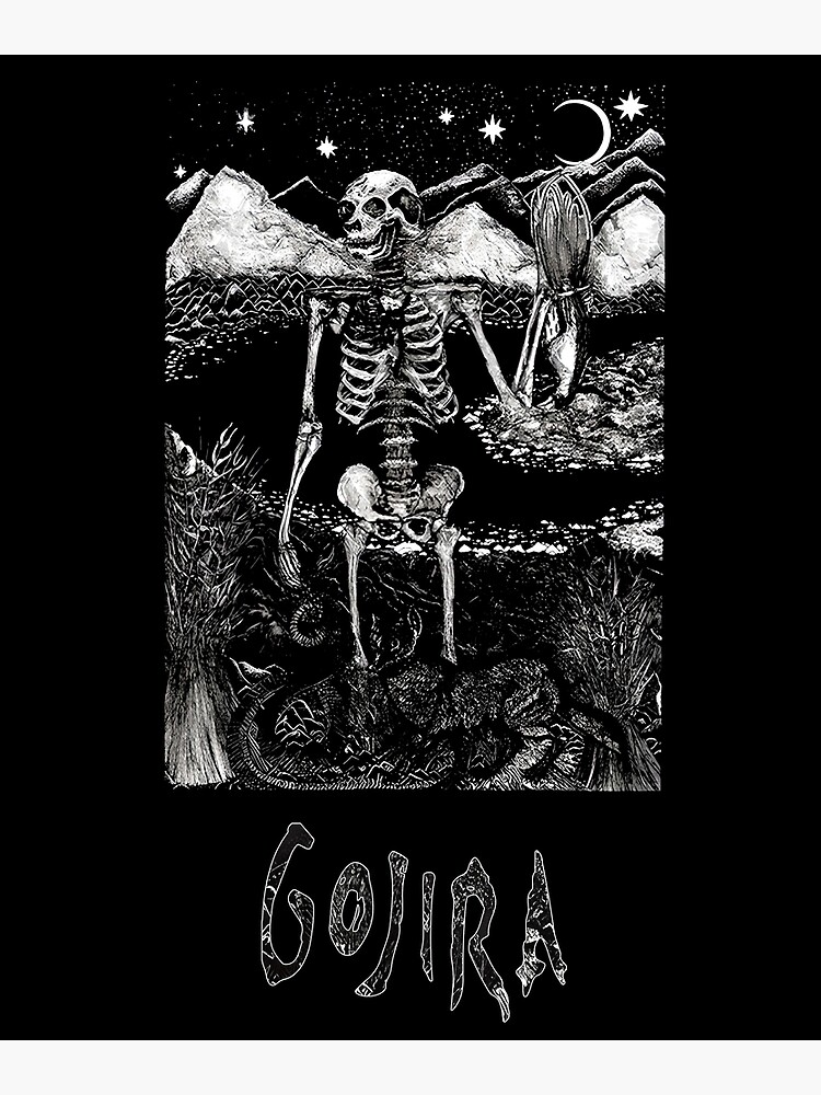 artwork Offical gojira band Merch