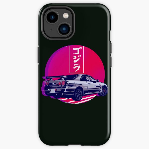 GTR R34 Gojira Sunset       iPhone Tough Case RB1509 product Offical gojira band Merch
