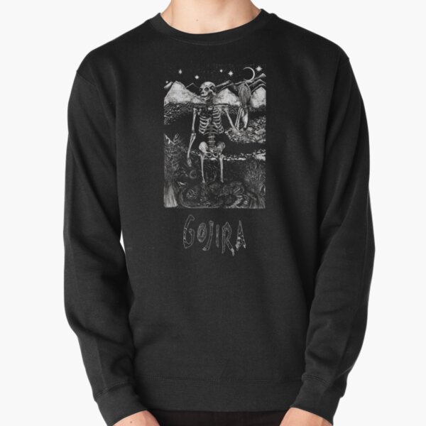 Vintage Gojira Band Skeleton  Pullover Sweatshirt RB1509 product Offical gojira band Merch