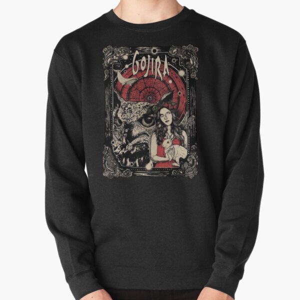 Rare Vintage Gojira Band Black Gift For Fans  Pullover Sweatshirt RB1509 product Offical gojira band Merch